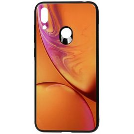Придбати Чехол-накладка TOTO Print Glass Space Case Huawei Y7 2019 Yellow, image , характеристики, відгуки