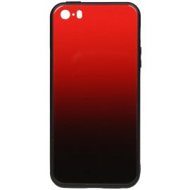 Купить Чехол-накладка TOTO Gradient Glass Case Apple iPhone 5/5s/SE Red, фото , характеристики, отзывы