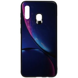 Купить Чехол-накладка TOTO Print Glass Space Case Samsung Galaxy A20/A30 Blue, фото , характеристики, отзывы