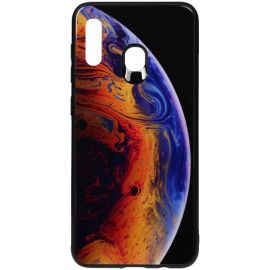 Купить Чехол-накладка TOTO Print Glass Space Case Samsung Galaxy A20/A30 Violet, фото , характеристики, отзывы