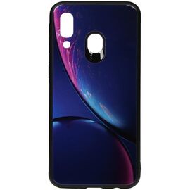 Купить Чехол-накладка TOTO Print Glass Space Case Samsung Galaxy A40 Blue, фото , характеристики, отзывы