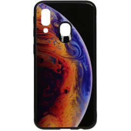 Придбати Чехол-накладка TOTO Print Glass Space Case Samsung Galaxy A40 Violet, image , характеристики, відгуки