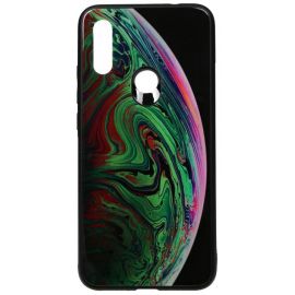 Купить Чехол-накладка TOTO Print Glass Space Case Xiaomi Redmi 7 Green, фото , характеристики, отзывы