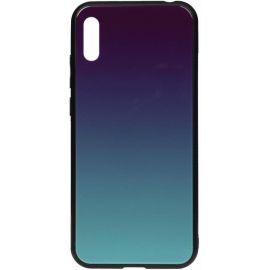 Купить Чехол-накладка TOTO Gradient Glass Case Huawei Y6 2019 Purple, фото , характеристики, отзывы