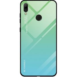 Купить Чехол-накладка TOTO Gradient Glass Case Huawei Y7 2019 Turquoise, фото , характеристики, отзывы