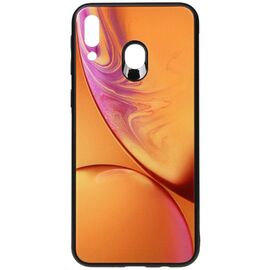 Придбати Чехол-накладка TOTO Print Glass Space Case Samsung Galaxy M20 Yellow, image , характеристики, відгуки