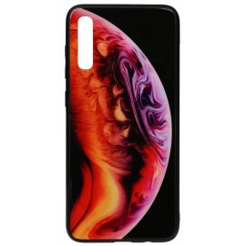 Купить Чехол-накладка TOTO Print Glass Space Case Samsung Galaxy A70 Amethyst, фото , характеристики, отзывы