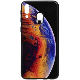 Купить Чехол-накладка TOTO Print Glass Space Case Samsung Galaxy M20 Violet, фото , характеристики, отзывы