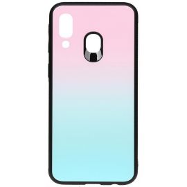 Купить Чехол-накладка TOTO Gradient Glass Case Samsung Galaxy A40 Turquoise, фото , характеристики, отзывы