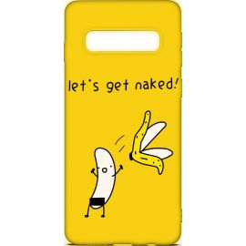 Купить Чехол-накладка TOTO Cartoon Soft Silicone TPU Case Samsung Galaxy S10+ Banana Yellow, фото , характеристики, отзывы