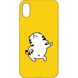 Купить Чехол-накладка TOTO Cartoon Soft Silicone TPU Case Apple iPhone X/XS Cat Yellow, фото , характеристики, отзывы