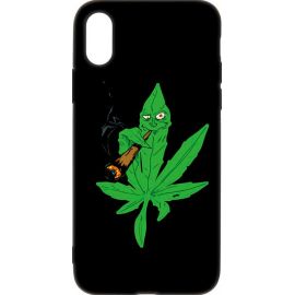 Придбати Чехол-накладка TOTO Cartoon Soft Silicone TPU Case Apple iPhone X/XS Cannabis Black, image , характеристики, відгуки