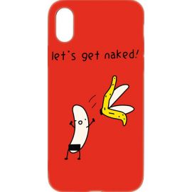 Придбати Чехол-накладка TOTO Cartoon Soft Silicone TPU Case Apple iPhone XS Max Banana Red, image , характеристики, відгуки