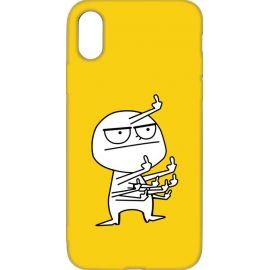 Купить Чехол-накладка TOTO Cartoon Soft Silicone TPU Case Apple iPhone XS Max FK9 Yellow, фото , характеристики, отзывы