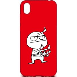 Купить Чехол-накладка TOTO Cartoon Soft Silicone TPU Case Huawei Y5 2019 FK9 Red, фото , характеристики, отзывы