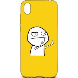Купить Чехол-накладка TOTO Cartoon Soft Silicone TPU Case Huawei Y5 2019 FK2 Yellow, фото , характеристики, отзывы