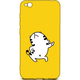 Купить Чехол-накладка TOTO Cartoon Soft Silicone TPU Case Xiaomi Redmi Go Cat Yellow, фото , характеристики, отзывы