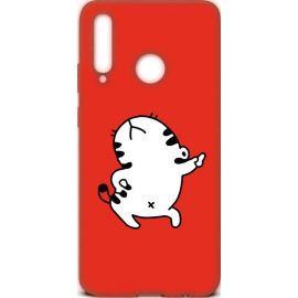 Купить Чехол-накладка TOTO Cartoon Soft Silicone TPU Case Huawei P Smart+ 2019 Cat Red, фото , характеристики, отзывы