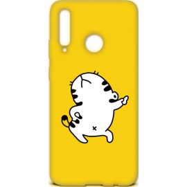 Придбати Чехол-накладка TOTO Cartoon Soft Silicone TPU Case Huawei P Smart+ 2019 Cat Yellow, image , характеристики, відгуки