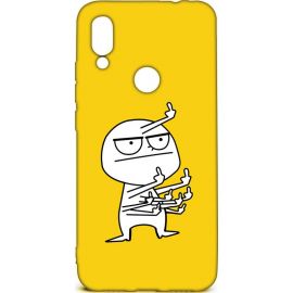 Купить Чехол-накладка TOTO Cartoon Soft Silicone TPU Case Xiaomi Redmi 7 FK9 Yellow, фото , характеристики, отзывы