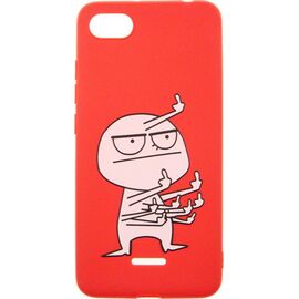 Купить Чехол-накладка TOTO Cartoon Soft Silicone TPU Case Xiaomi Redmi 6A FK9 Red, фото , характеристики, отзывы
