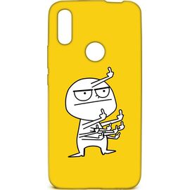Купить Чехол-накладка TOTO Cartoon Soft Silicone TPU Case Huawei P Smart Z FK9 Yellow, фото , характеристики, отзывы