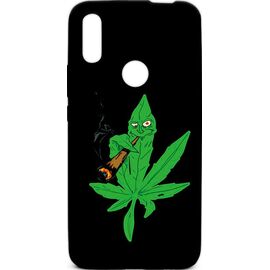 Купить Чехол-накладка TOTO Cartoon Soft Silicone TPU Case Huawei P Smart Z Cannabis Black, фото , характеристики, отзывы