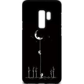 Купить Чехол-накладка TOTO Cartoon Soft Silicone TPU Case Samsung Galaxy S9+ Moon Black, фото , характеристики, отзывы