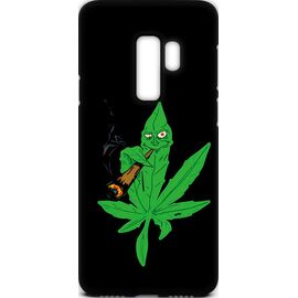 Купить Чехол-накладка TOTO Cartoon Soft Silicone TPU Case Samsung Galaxy S9+ Cannabis Black, фото , характеристики, отзывы