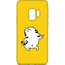 Купить Чехол-накладка TOTO Cartoon Soft Silicone TPU Case Samsung Galaxy S9 Cat Yellow, фото , характеристики, отзывы