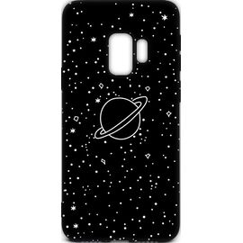 Купить Чехол-накладка TOTO Cartoon Soft Silicone TPU Case Samsung Galaxy S9 Saturn Black, фото , характеристики, отзывы