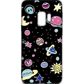 Купить Чехол-накладка TOTO Cartoon Soft Silicone TPU Case Samsung Galaxy S9 Space Planets Black, фото , характеристики, отзывы