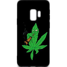 Придбати Чехол-накладка TOTO Cartoon Soft Silicone TPU Case Samsung Galaxy S9 Cannabis Black, image , характеристики, відгуки