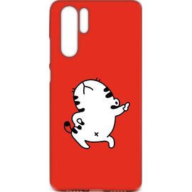 Купить Чехол-накладка TOTO Cartoon Soft Silicone TPU Case Huawei P30 Pro Cat Red, фото , характеристики, отзывы