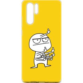 Придбати Чехол-накладка TOTO Cartoon Soft Silicone TPU Case Huawei P30 Pro FK9 Yellow, image , характеристики, відгуки