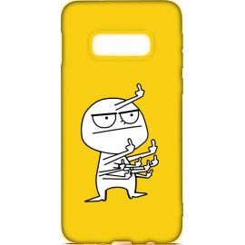 Купить Чехол-накладка TOTO Cartoon Soft Silicone TPU Case Samsung Galaxy S10e FK 9 Yellow, фото , характеристики, отзывы