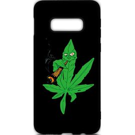 Купить Чехол-накладка TOTO Cartoon Soft Silicone TPU Case Samsung Galaxy S10e Cannabis Black, фото , характеристики, отзывы