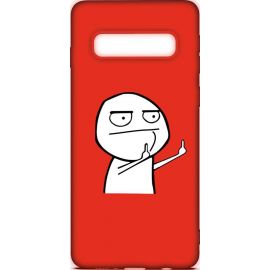 Купить Чехол-накладка TOTO Cartoon Soft Silicone TPU Case Samsung Galaxy S10+ FK 2 Red, фото , характеристики, отзывы