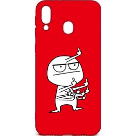 Купить Чехол-накладка TOTO Cartoon Soft Silicone TPU Case Samsung Galaxy M20 FK 9 Red, фото , характеристики, отзывы