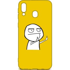 Купить Чехол-накладка TOTO Cartoon Soft Silicone TPU Case Samsung Galaxy M20 FK 2 Yellow, фото , характеристики, отзывы