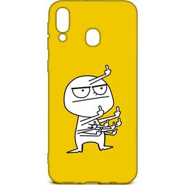 Купить Чехол-накладка TOTO Cartoon Soft Silicone TPU Case Samsung Galaxy M20 FK 9 Yellow, фото , характеристики, отзывы