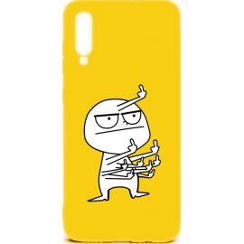 Купить Чехол-накладка TOTO Cartoon Soft Silicone TPU Case Samsung Galaxy A70 FK 9 Yellow, фото , характеристики, отзывы