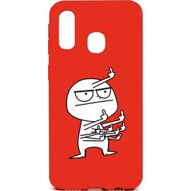 Купить Чехол-накладка TOTO Cartoon Soft Silicone TPU Case Samsung Galaxy A40 FK 9 Red, фото , характеристики, отзывы