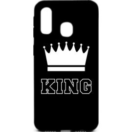 Купить Чехол-накладка TOTO Cartoon Soft Silicone TPU Case Samsung Galaxy A40 King Black, фото , характеристики, отзывы