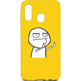 Купить Чехол-накладка TOTO Cartoon Soft Silicone TPU Case Samsung Galaxy A40 FK 2 Yellow, фото , характеристики, отзывы