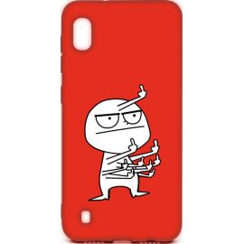 Купить Чехол-накладка TOTO Cartoon Soft Silicone TPU Case Samsung Galaxy A10 FK 9 Red, фото , характеристики, отзывы