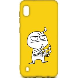 Купить Чехол-накладка TOTO Cartoon Soft Silicone TPU Case Samsung Galaxy A10 FK 9 Yellow, фото , характеристики, отзывы