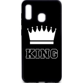 Придбати Чехол-накладка TOTO Cartoon Soft Silicone TPU Case Samsung Galaxy A20/A30 King Black, image , характеристики, відгуки