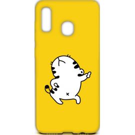 Купить Чехол-накладка TOTO Cartoon Soft Silicone TPU Case Samsung Galaxy A20/A30 Cat Yellow, фото , характеристики, отзывы