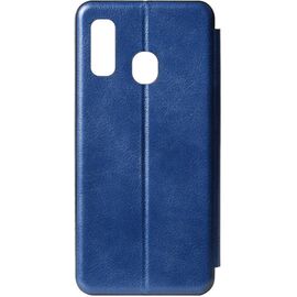 Купить Чехол-книжка TOTO Book Rounded Leather Case Samsung Galaxy A40 Navy Blue, фото , характеристики, отзывы